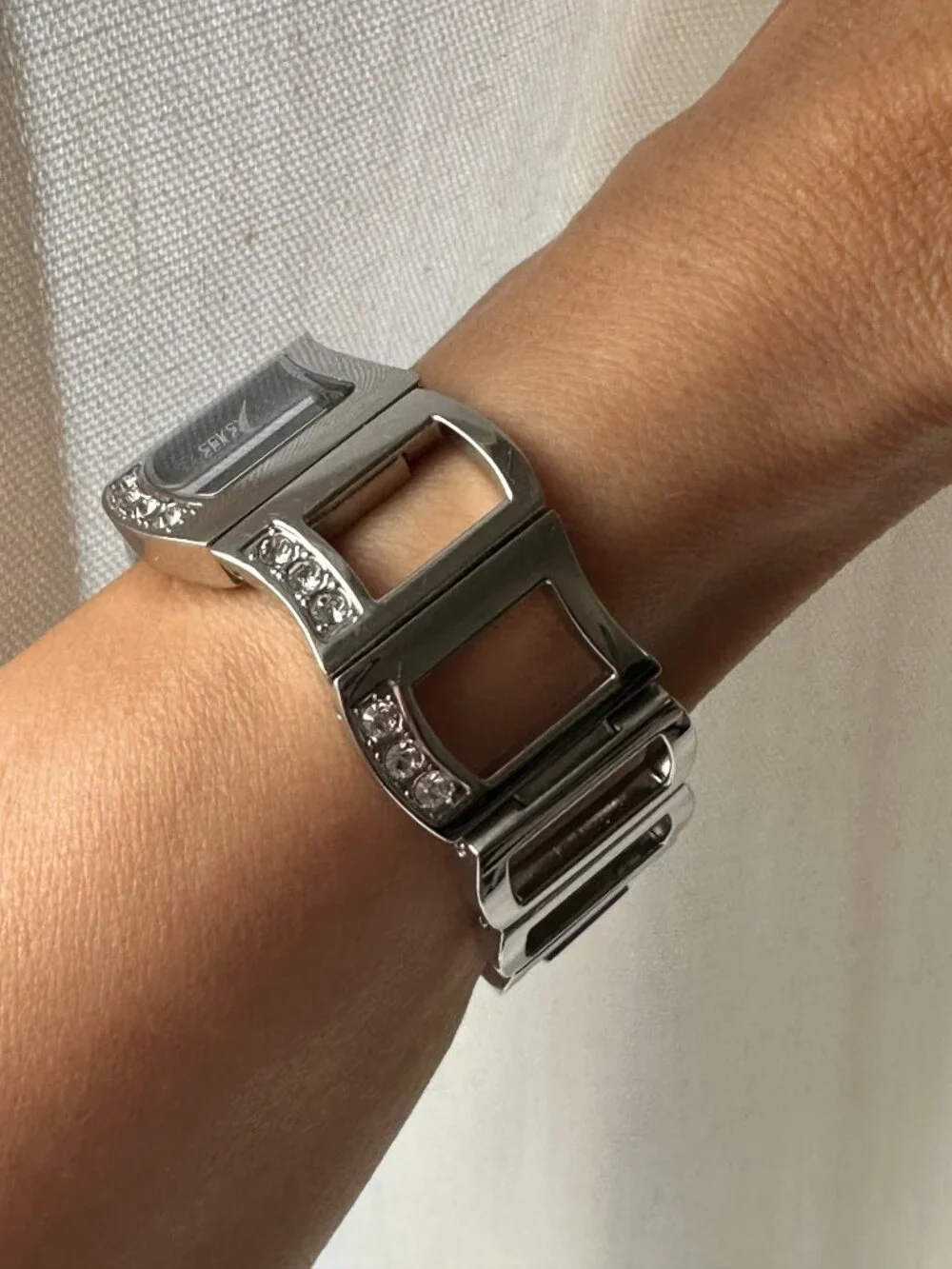 Seksy by Sekonda N4009 Mother of Pearl Swarovski Crystal Steel Watch